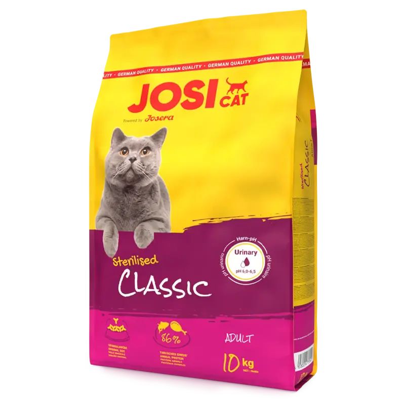 غذای خشک گربه عقیم شده کلاسیک استریلایزد جوسرا (Josera Classic Sterilised) وزن 10 کیلوگرم غذای خشک گربه عقیم شده کلاسیک استریلایزد جوسرا (Josera Classic Sterilised) وزن 10 کیلوگرم
