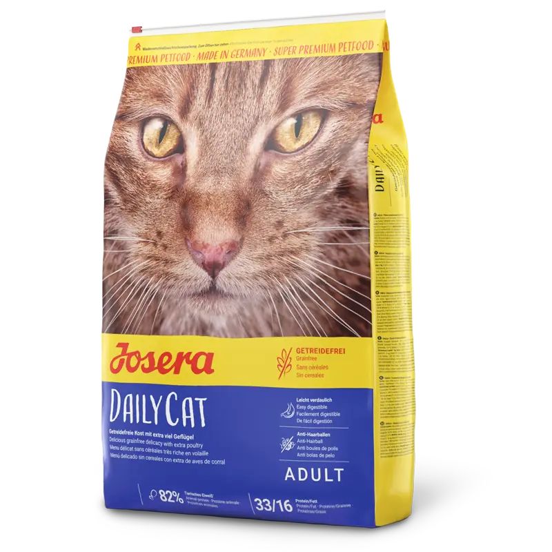 غذای خشک گربه دیلی کت حساس به غلات جوسرا (Josera Dailycat Grain Sensitive) وزن 10 کیلوگرم غذای خشک گربه دیلی کت حساس به غلات جوسرا (Josera Dailycat Grain Sensitive) وزن 10 کیلوگرم
