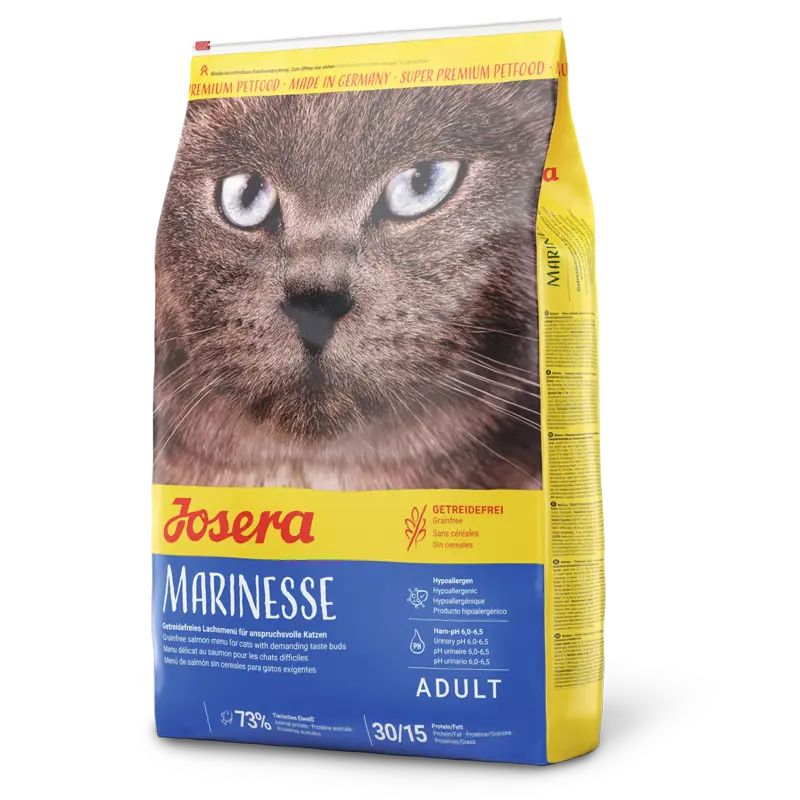 غذای خشک گربه ضد حساسیت مارینس جوسرا (Josera Marinesse Hypoallergenic recipe) وزن 2 کیلوگرم غذای خشک گربه ضد حساسیت مارینس جوسرا (Josera Marinesse Hypoallergenic recipe) وزن 2 کیلوگرم